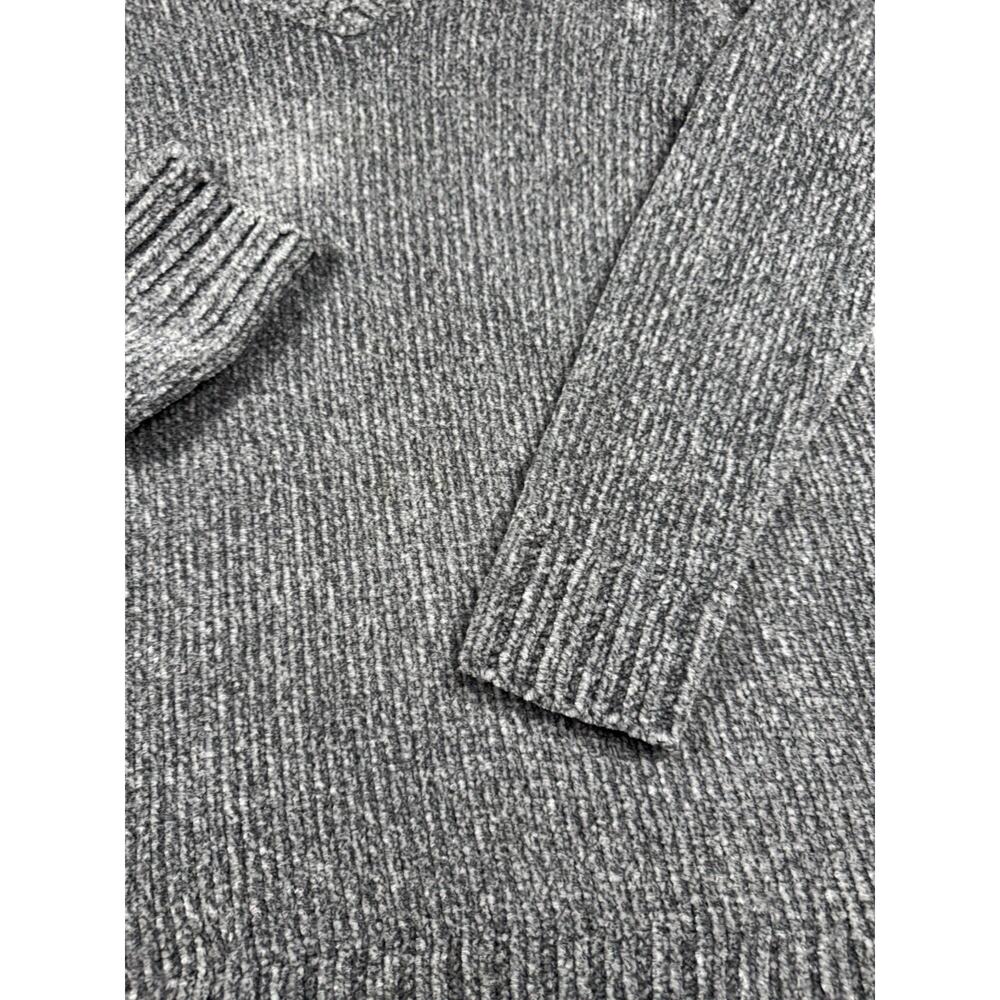 Orvis Gray Chenille V Neck Sweater Women’s Large Soft Cozy Pullover - Picture 10 of 15